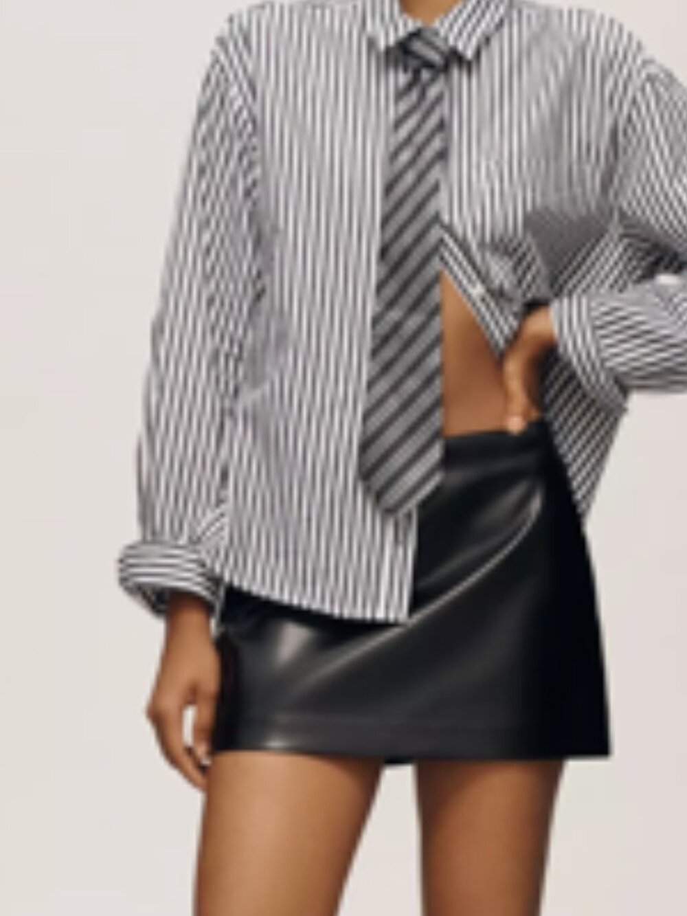 NWT Shrunken Bennett Button Down Shirt By Maeve - Picture 15 of 15